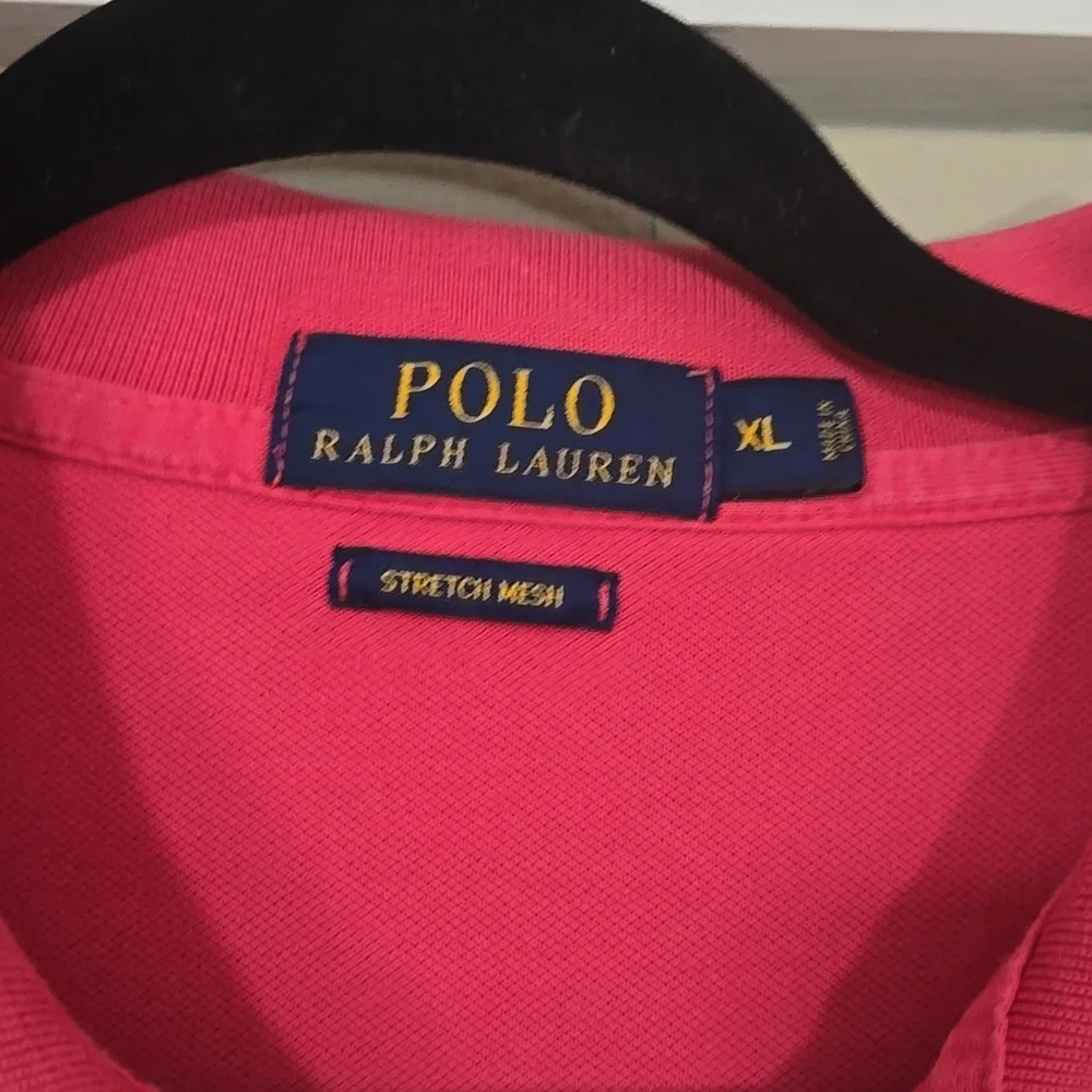 Polo by Ralph Lauren Men's Vibrant Pink Polo Shirt Size XL